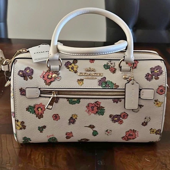 Coach Floral White Handbag - Picture 7 of 7